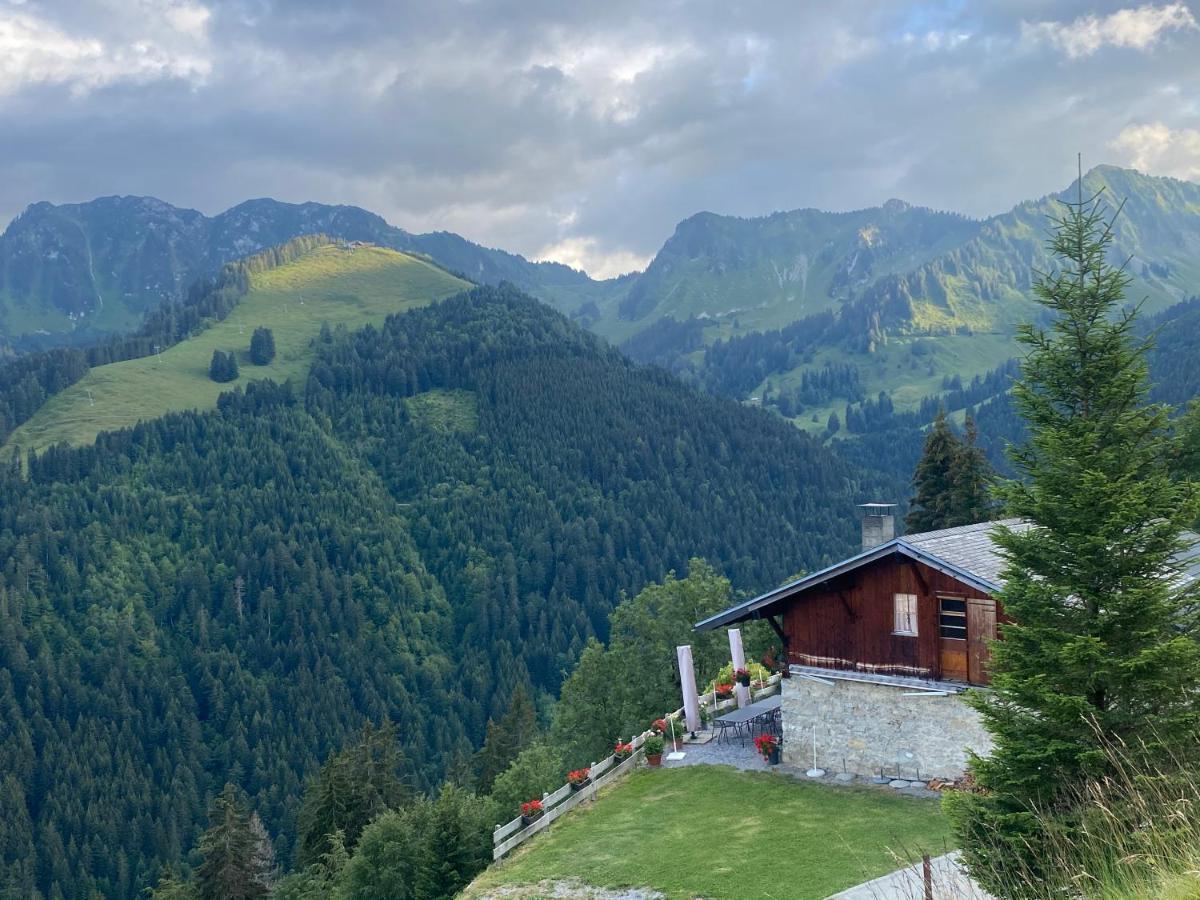 Alpine Apartment In Swiss Village Of Torgon Bagian luar foto